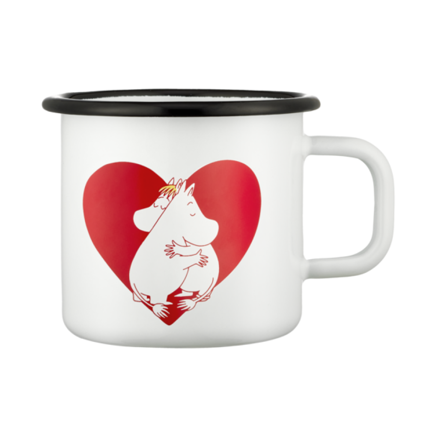 Кружка эмалированная Moomin Любовь 370 мл